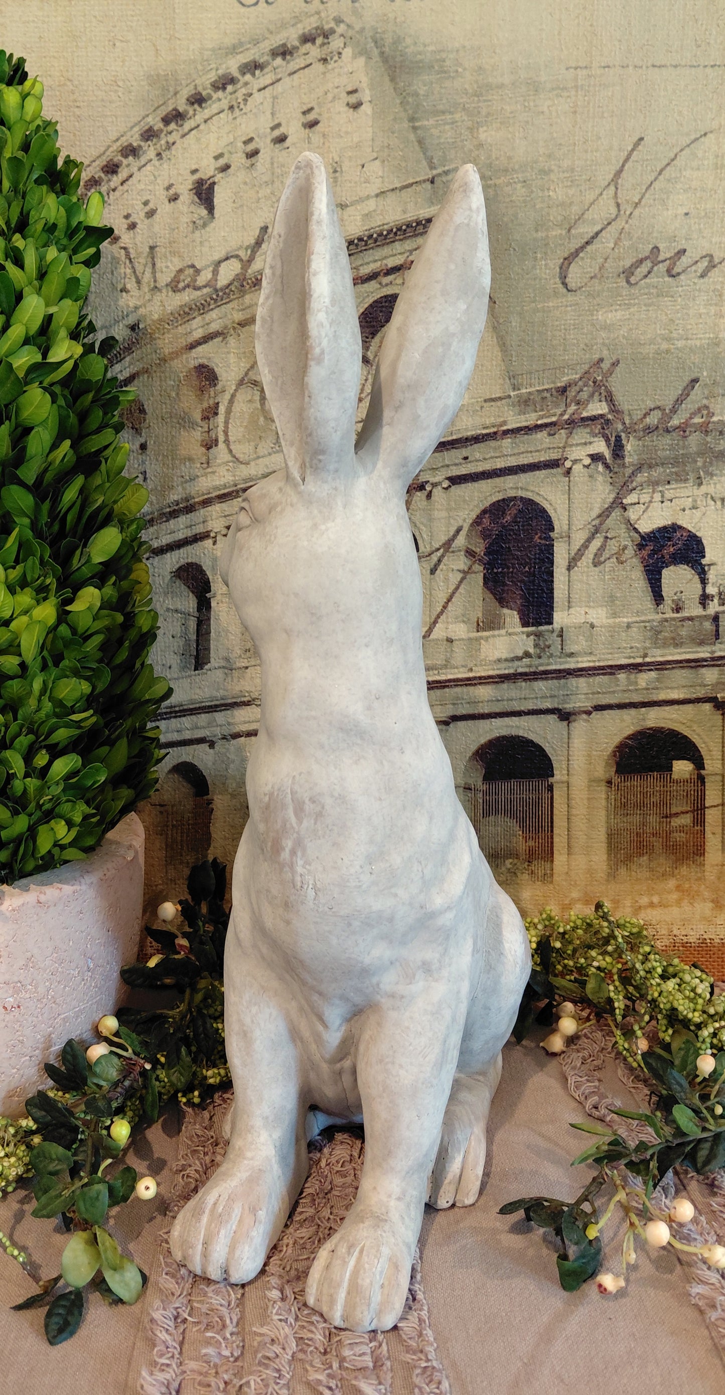 Yorke Aged Garden Bunny