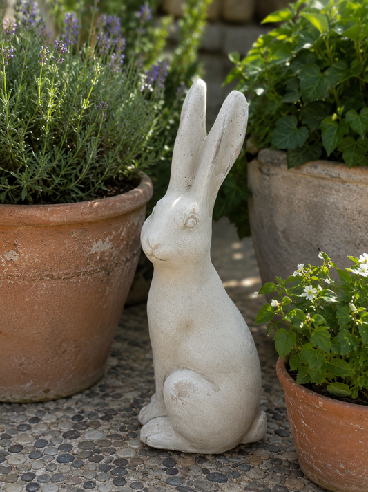 Tuscan Washed Concrete Garden Bunny