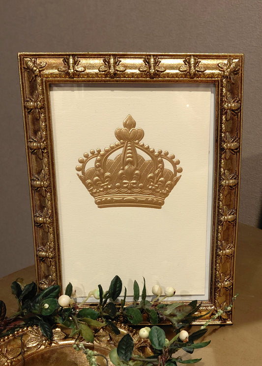 French Bee Gold Photo Frame