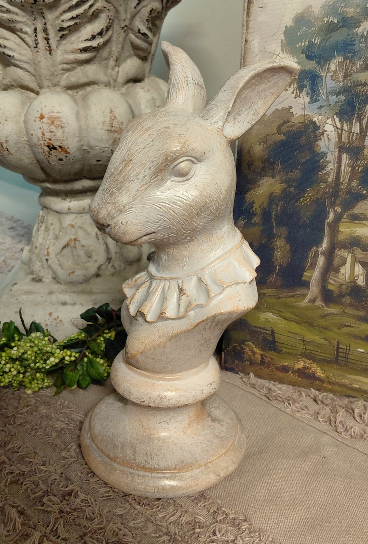 Vintage Style Rabbit Bust
