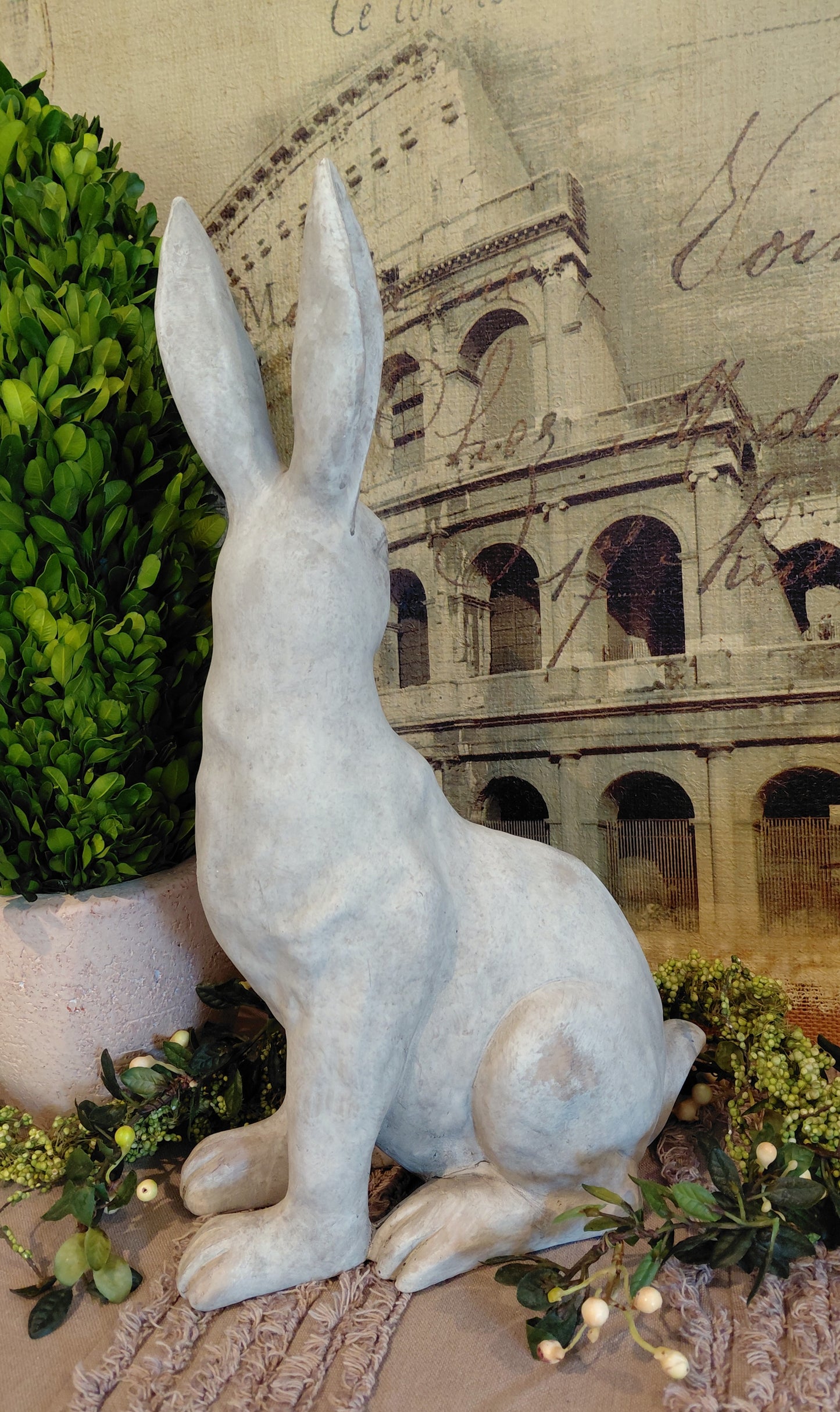 Yorke Aged Garden Bunny