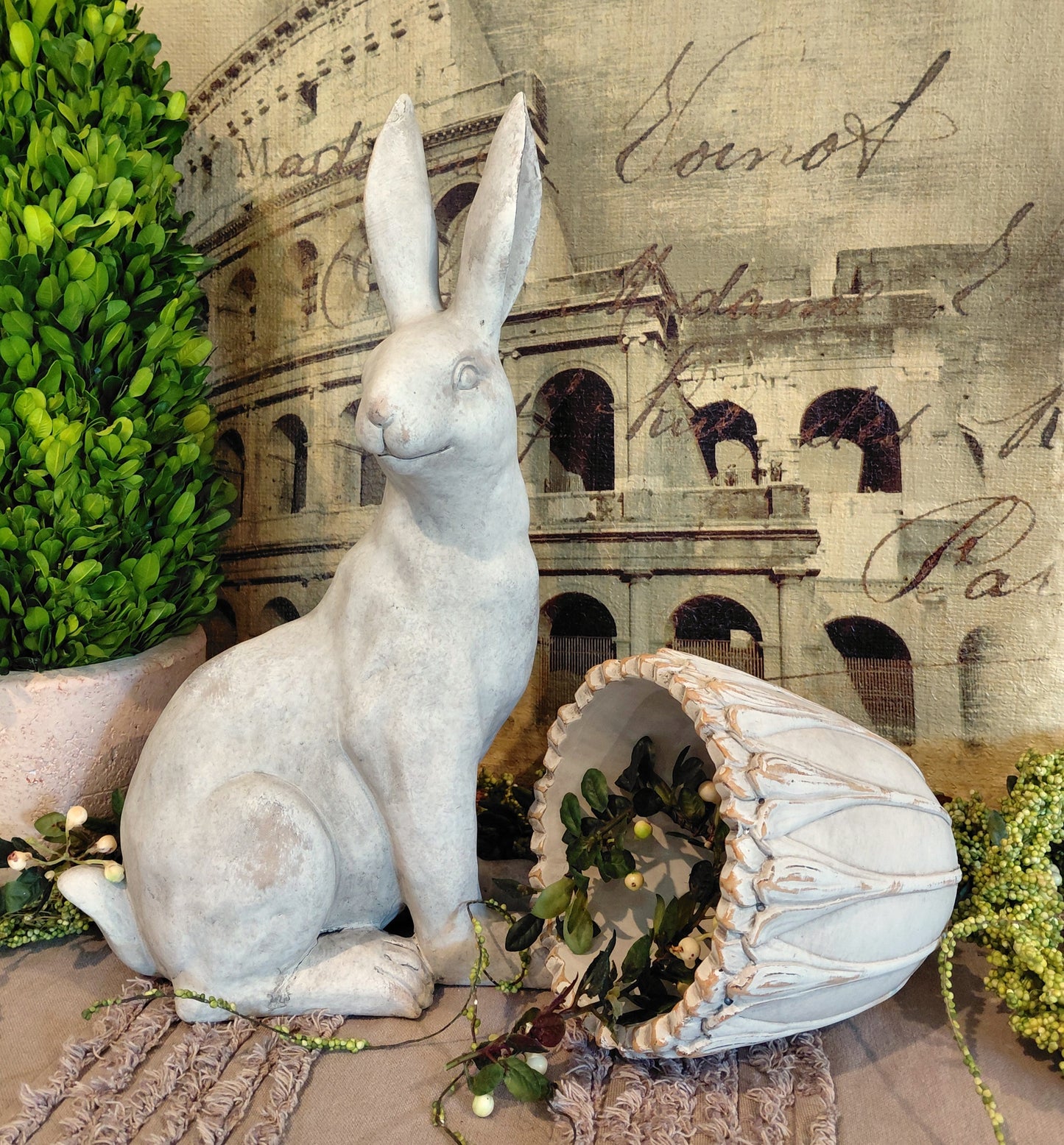 Yorke Aged Garden Bunny