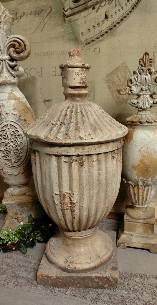 Aged Tuscan Style Urn