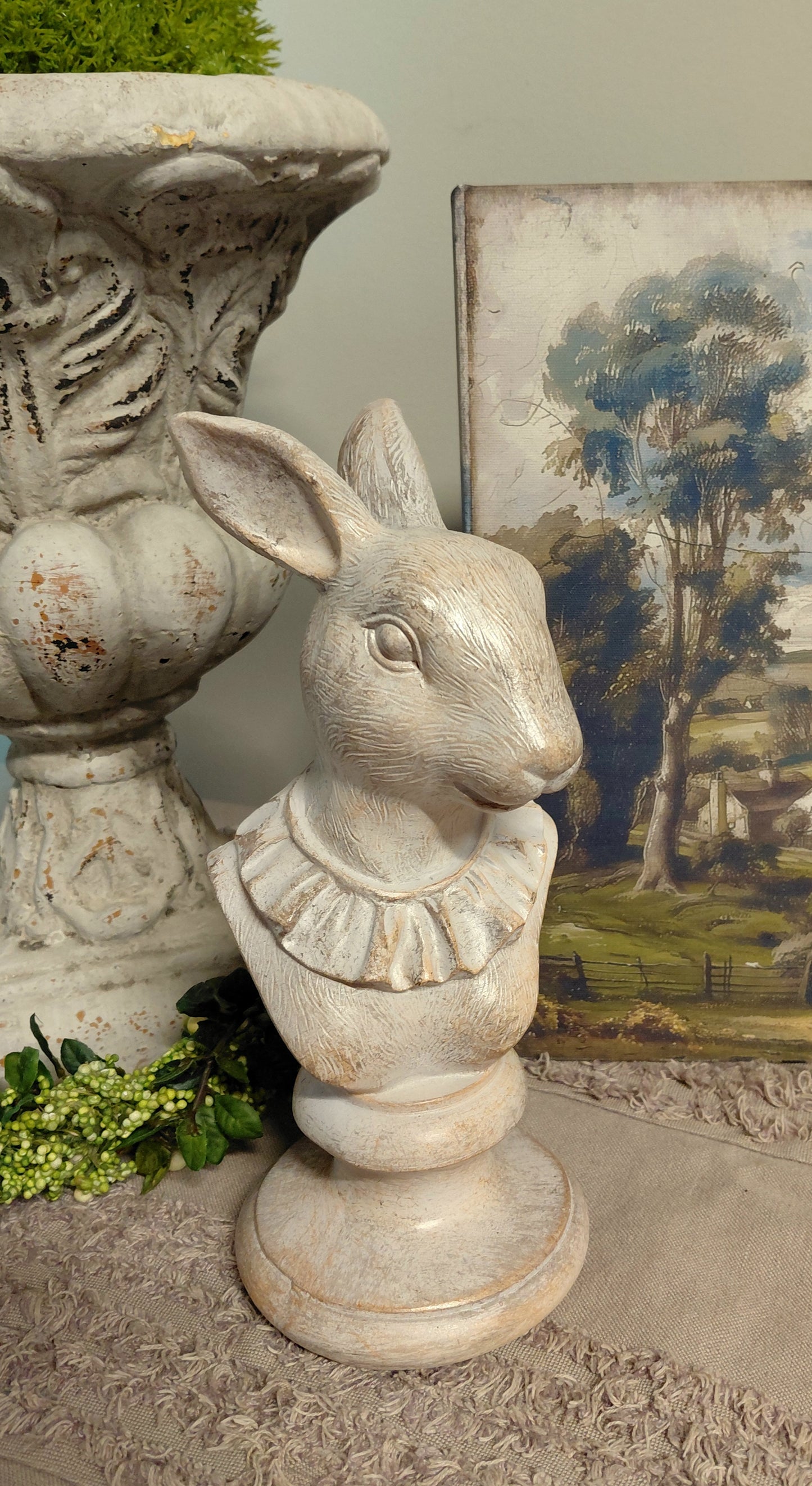 Vintage Style Rabbit Bust